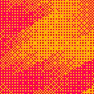 Coral and Yellow Pattern